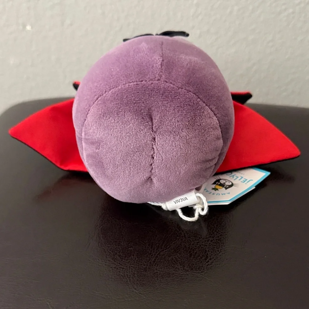 Retired NEW Jellycat Vivacious Eggplant Vampire Halloween Plush Spooky FAST SHIP - Picture 6 of 8